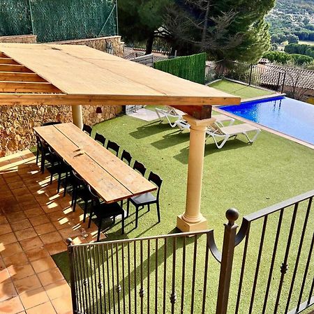 Casa Mas Ambros Con Piscina Desbordante Villa Calonge  Kültér fotó