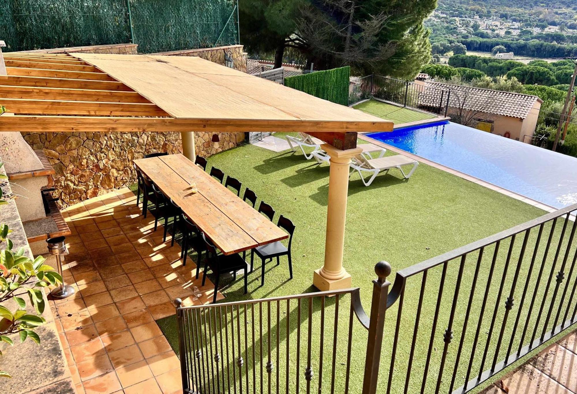 Casa Mas Ambros Con Piscina Desbordante Villa Calonge  Kültér fotó